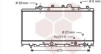 Van Wezel 73002084 - Radiatore, Raffreddamento motore autozon.pro