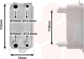 Van Wezel 77013700 - Radiatore olio, Cambio automatico autozon.pro