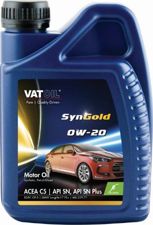 VatOil VTSYNGOLD0W20 - Olio motore autozon.pro