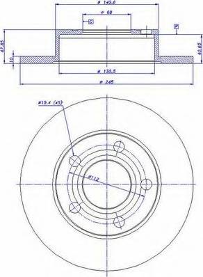 VEMA 98572 - Discofreno autozon.pro