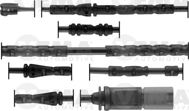 VEMA 117452 - Contatto segnalazione, Usura past. freno / mat. d'attrito autozon.pro