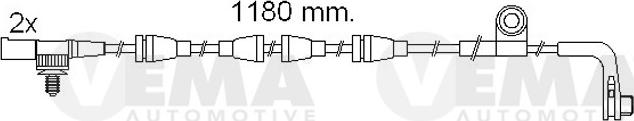 VEMA 117471 - Contatto segnalazione, Usura past. freno / mat. d'attrito autozon.pro