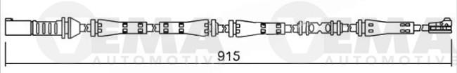 VEMA 117515 - Contatto segnalazione, Usura past. freno / mat. d'attrito autozon.pro