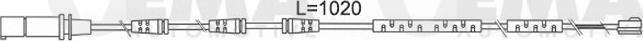 VEMA 117516 - Contatto segnalazione, Usura past. freno / mat. d'attrito autozon.pro