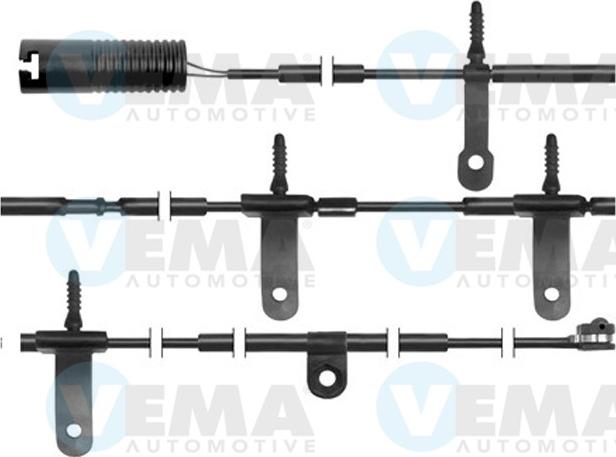 VEMA 117266 - Contatto segnalazione, Usura past. freno / mat. d'attrito autozon.pro