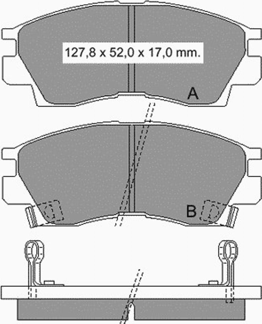 VEMA 834930 - Kit pastiglie freno, Freno a disco autozon.pro