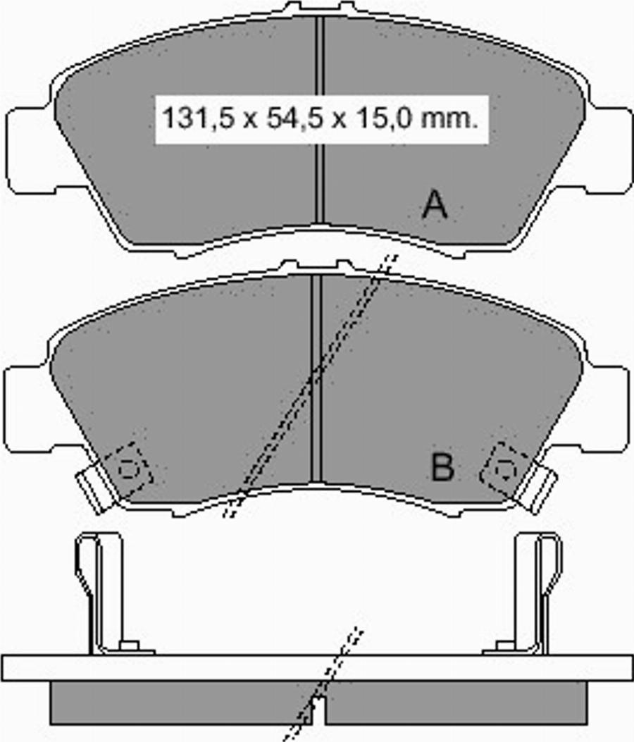 VEMA 834540 - Kit pastiglie freno, Freno a disco autozon.pro