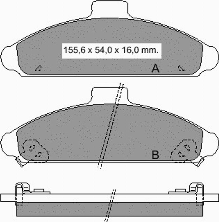 VEMA 834580 - Kit pastiglie freno, Freno a disco autozon.pro