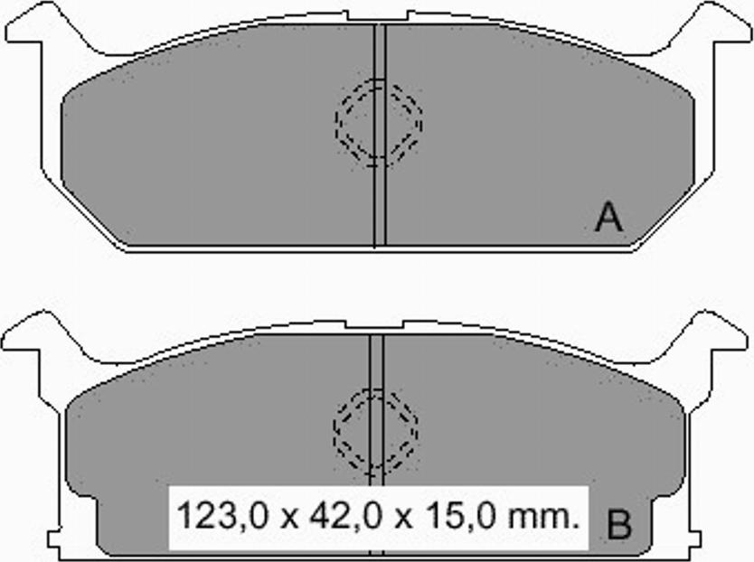 VEMA 835620 - Kit pastiglie freno, Freno a disco autozon.pro