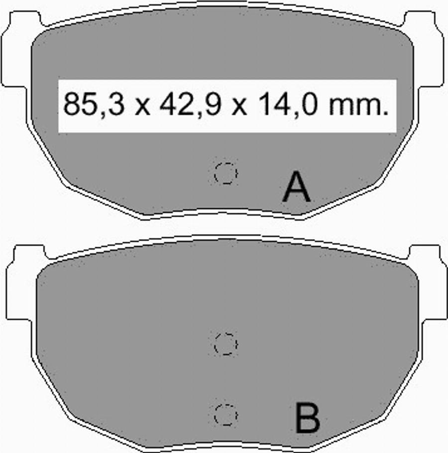 VEMA 835070 - Kit pastiglie freno, Freno a disco autozon.pro