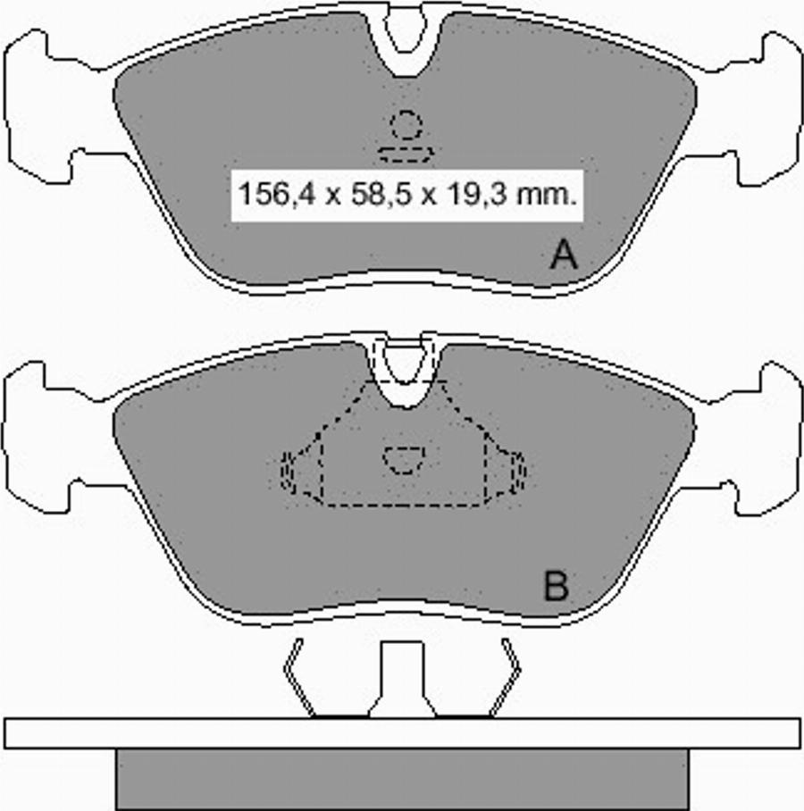 VEMA 835870 - Kit pastiglie freno, Freno a disco autozon.pro