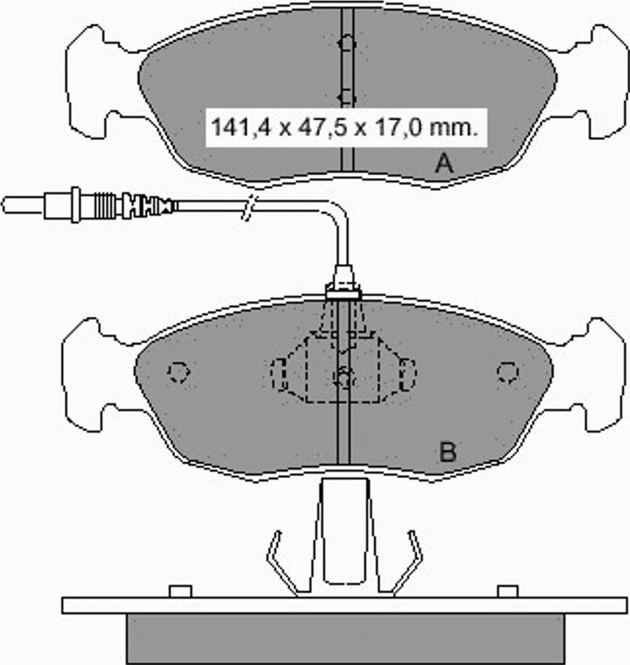 VEMA 835371 - Kit pastiglie freno, Freno a disco autozon.pro