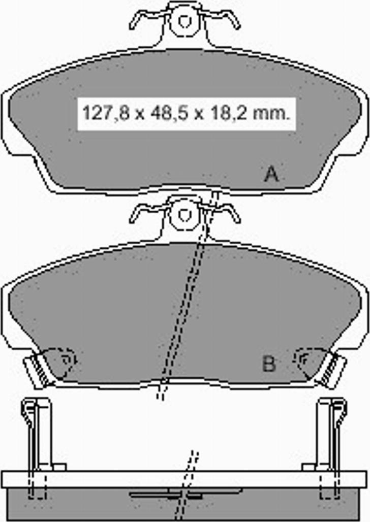 VEMA 835200 - Kit pastiglie freno, Freno a disco autozon.pro