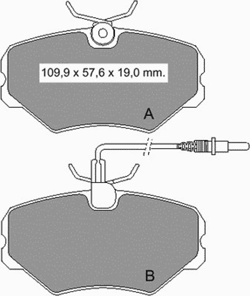 VEMA 836370 - Kit pastiglie freno, Freno a disco autozon.pro