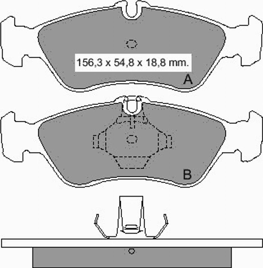 VEMA 836290 - Kit pastiglie freno, Freno a disco autozon.pro