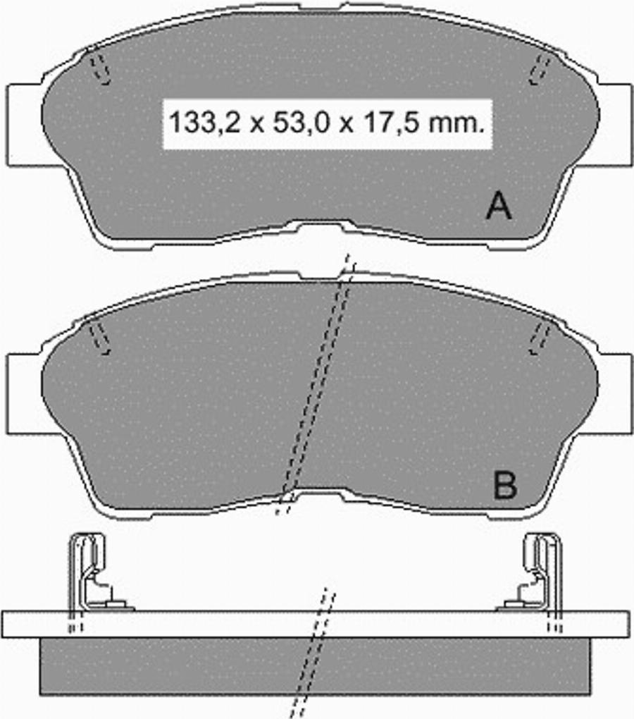 VEMA 836240 - Kit pastiglie freno, Freno a disco autozon.pro