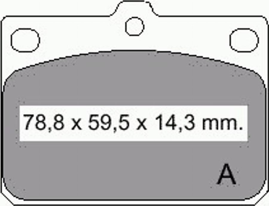 VEMA 830960 - Kit pastiglie freno, Freno a disco autozon.pro