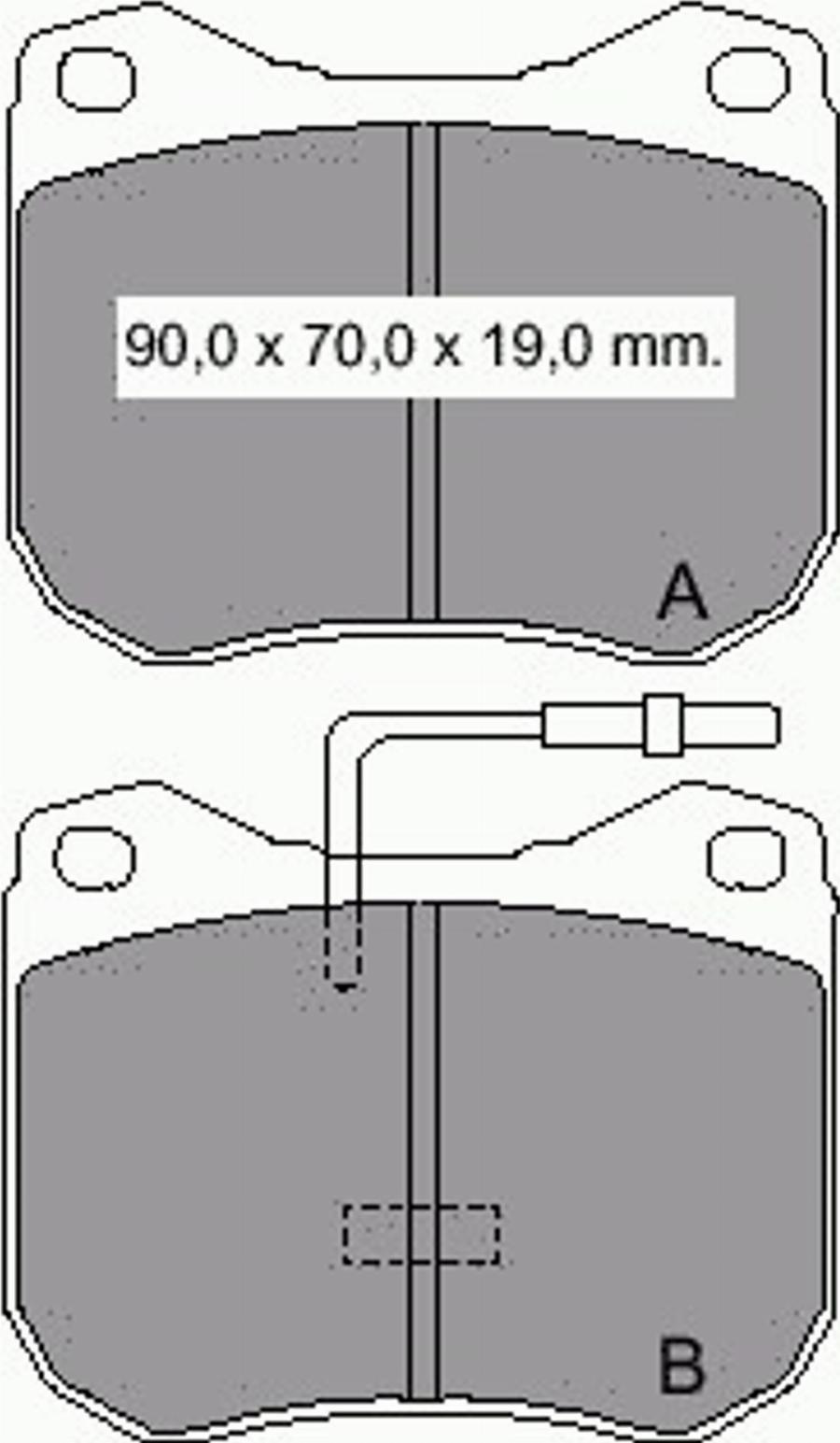 VEMA 831451 - Kit pastiglie freno, Freno a disco autozon.pro