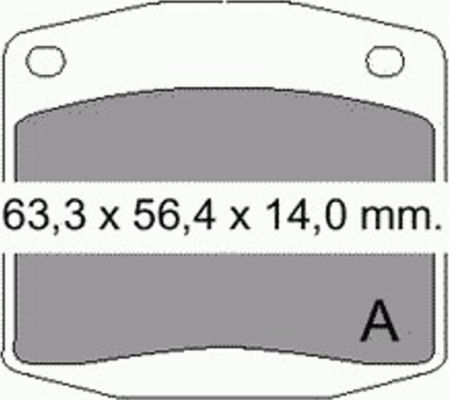 VEMA 831400 - Kit pastiglie freno, Freno a disco autozon.pro