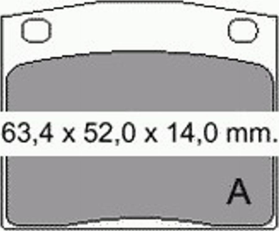 VEMA 831410 - Kit pastiglie freno, Freno a disco autozon.pro