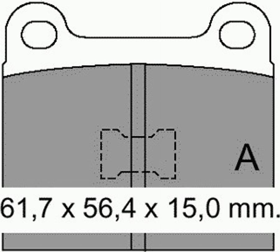 VEMA 831110 - Kit pastiglie freno, Freno a disco autozon.pro