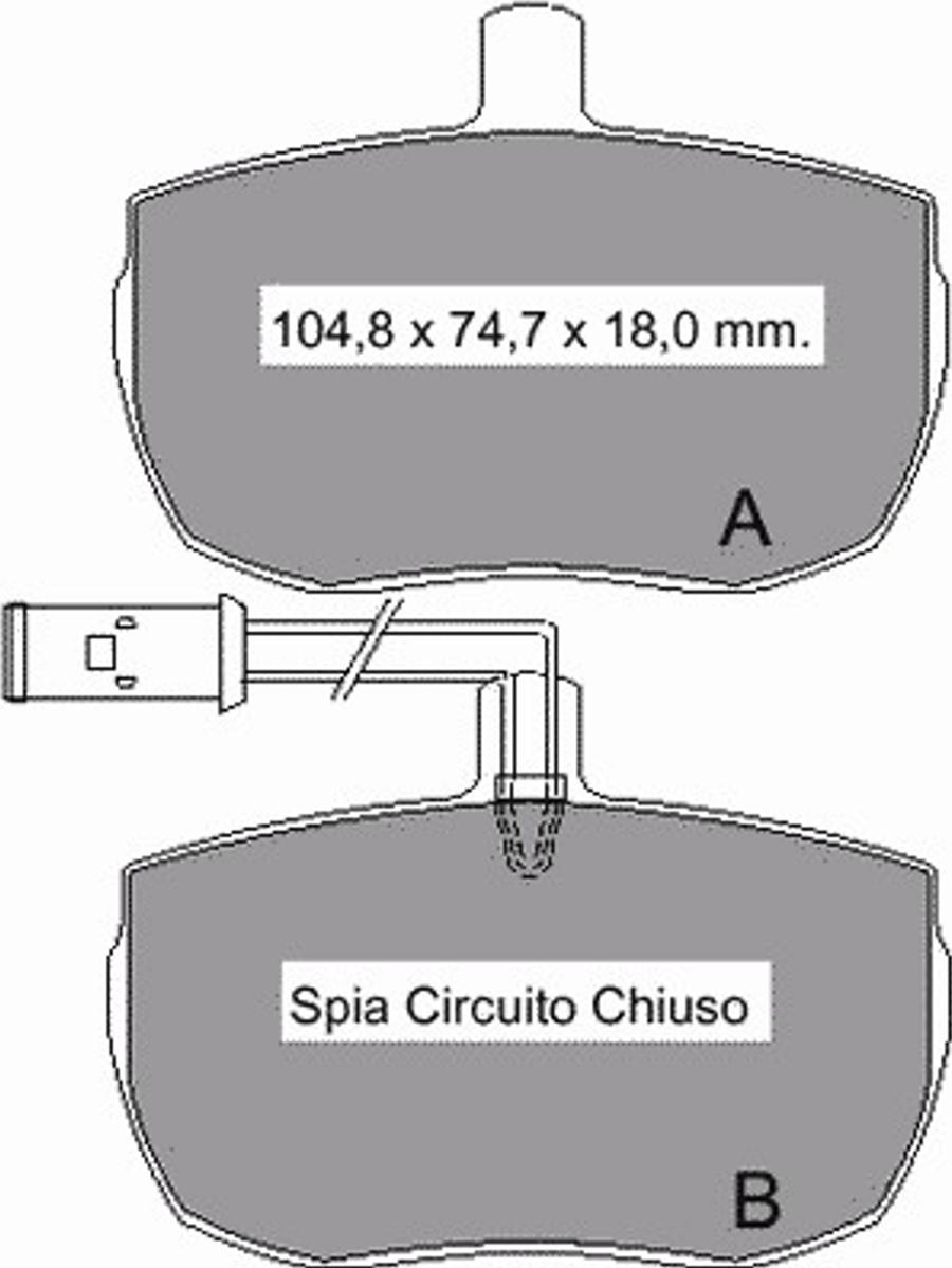 VEMA 831340 - Kit pastiglie freno, Freno a disco autozon.pro