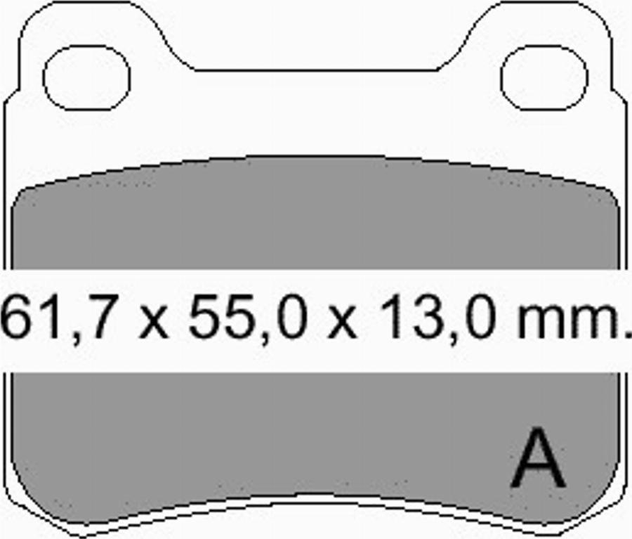 VEMA 833120 - Kit pastiglie freno, Freno a disco autozon.pro