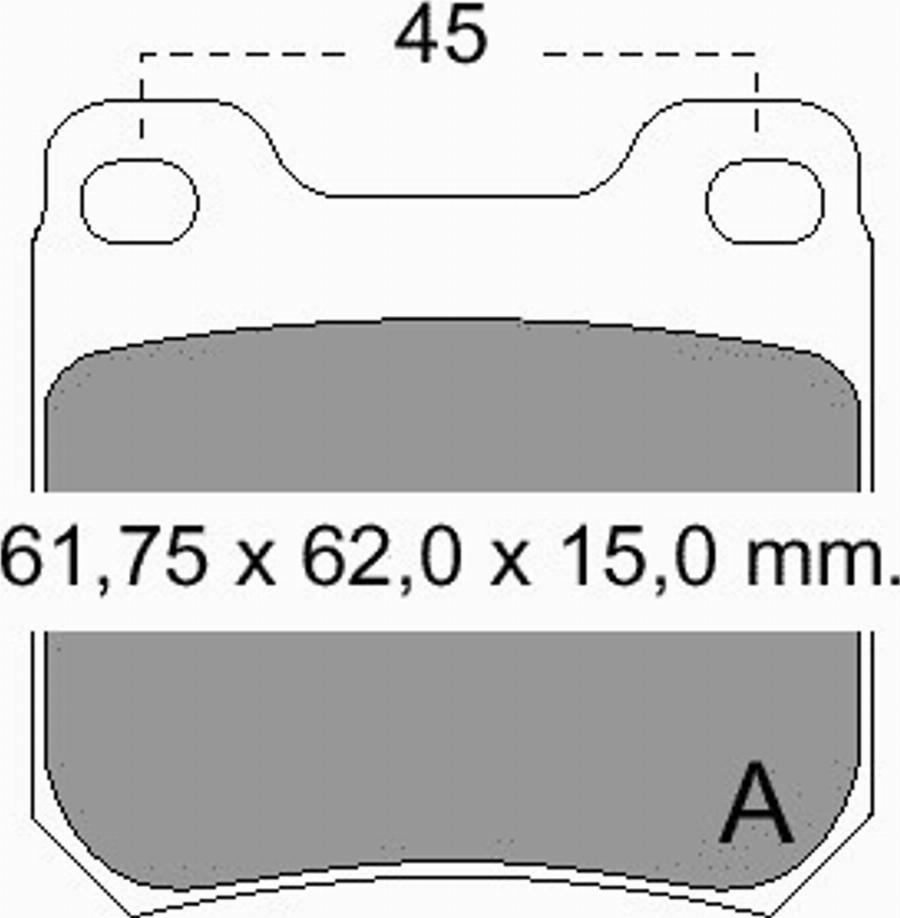 VEMA 833890 - Kit pastiglie freno, Freno a disco autozon.pro