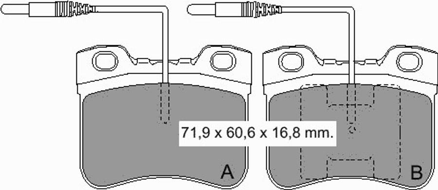 VEMA 833700 - Kit pastiglie freno, Freno a disco autozon.pro