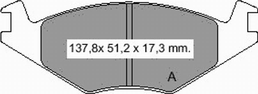 VEMA 832920 - Kit pastiglie freno, Freno a disco autozon.pro