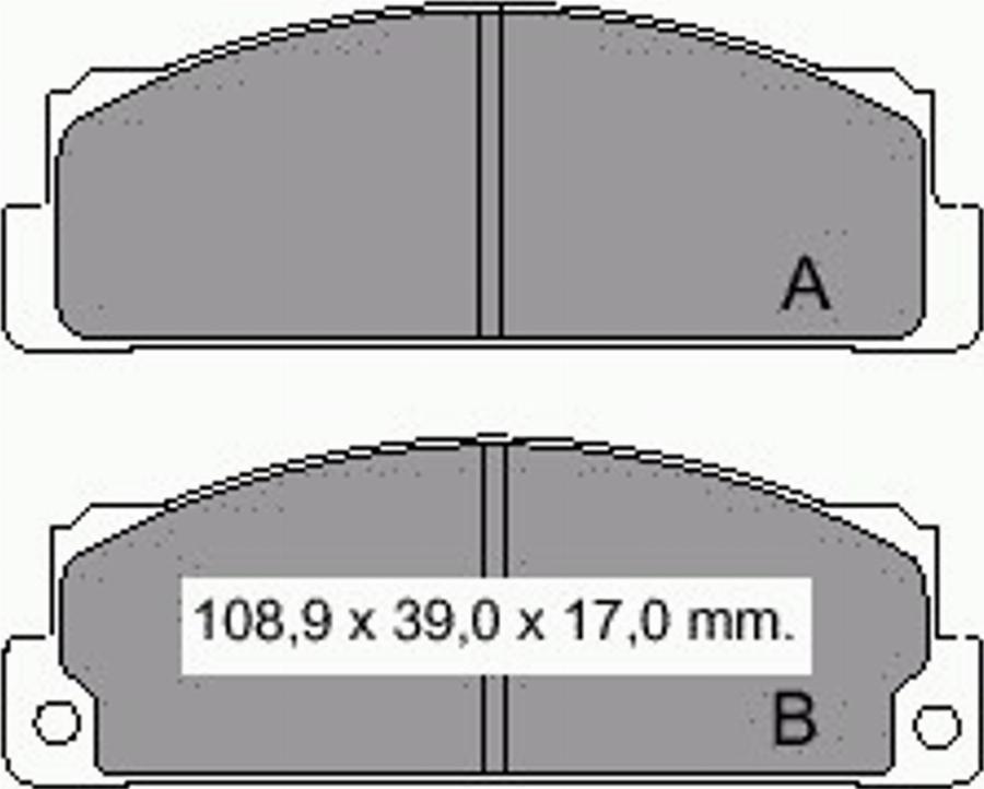 VEMA 832170 - Kit pastiglie freno, Freno a disco autozon.pro