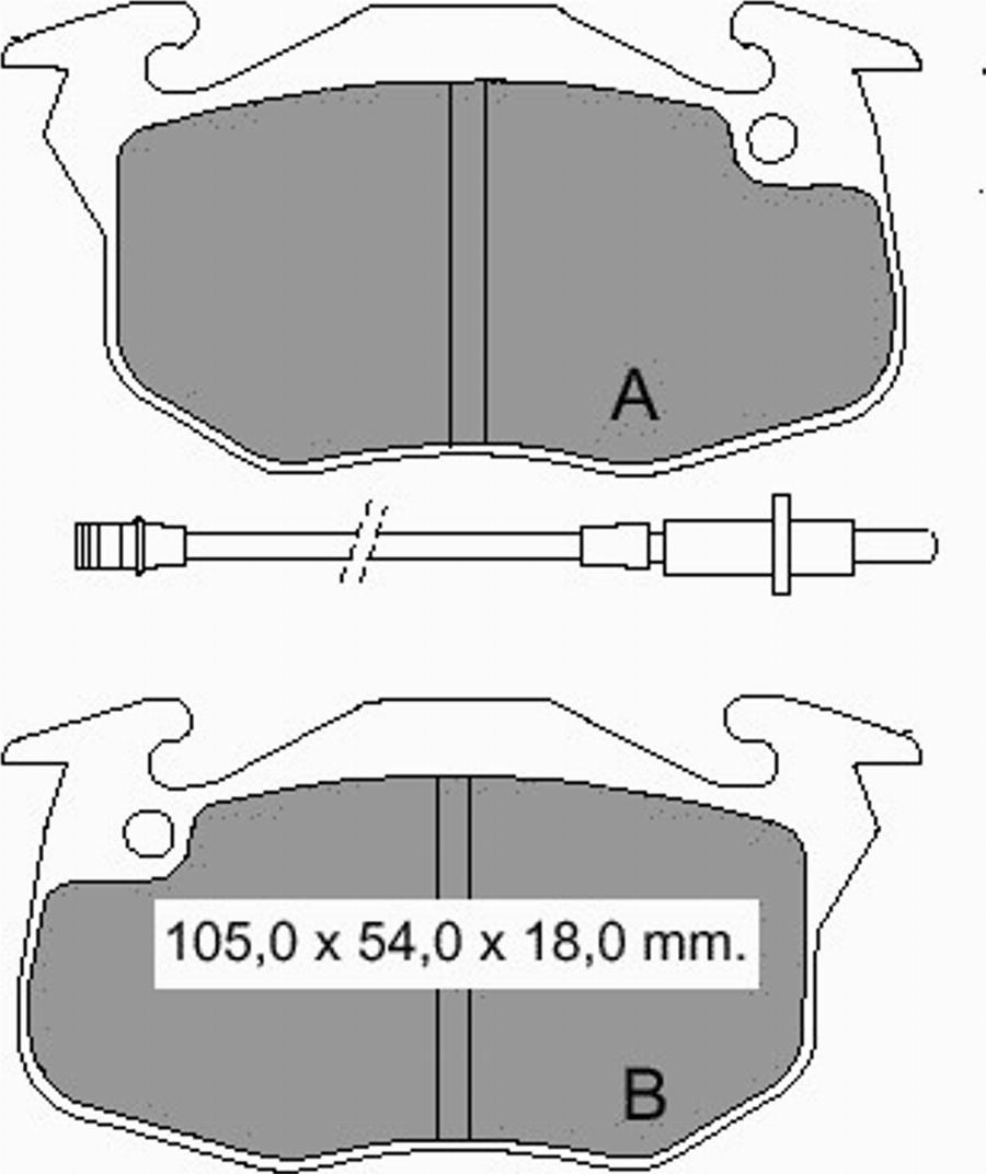 VEMA 832853 - Kit pastiglie freno, Freno a disco autozon.pro