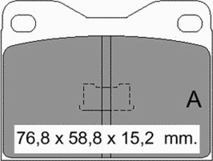 VEMA 832800 - Kit pastiglie freno, Freno a disco autozon.pro