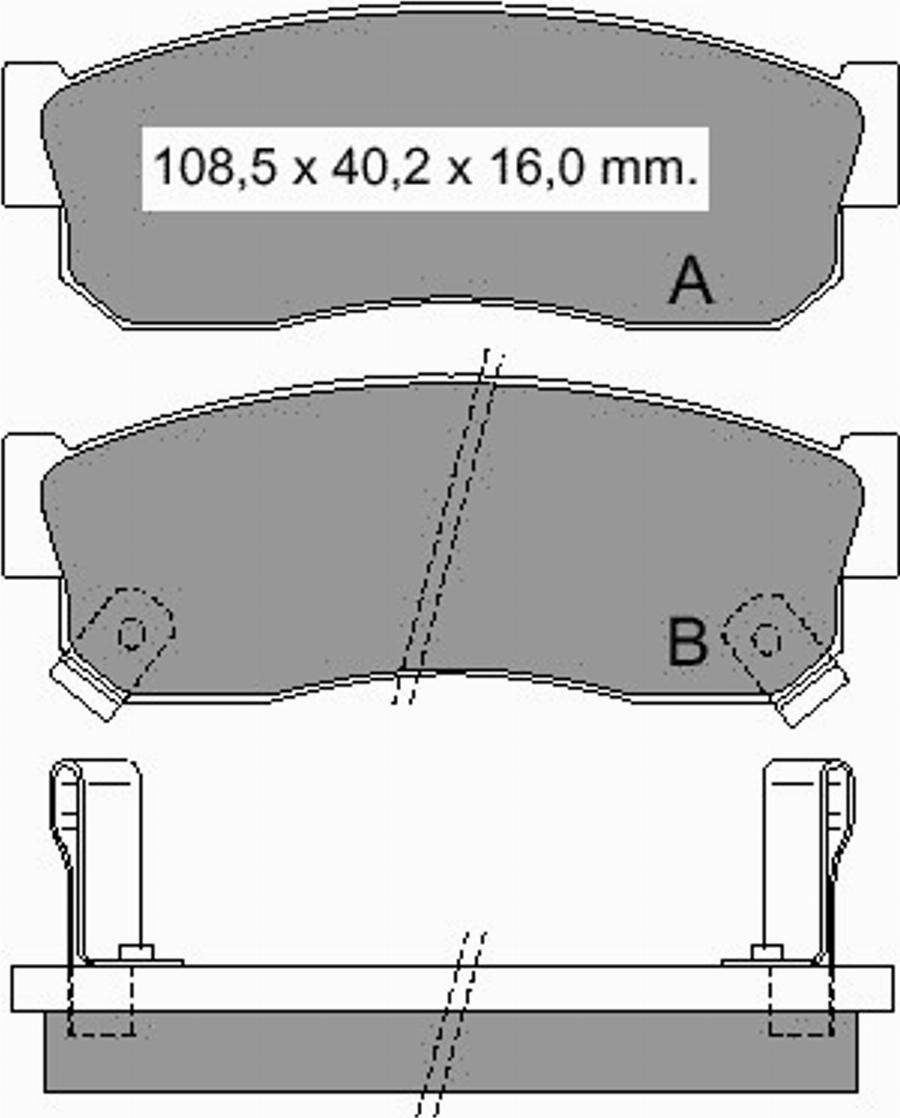 VEMA 832781 - Kit pastiglie freno, Freno a disco autozon.pro