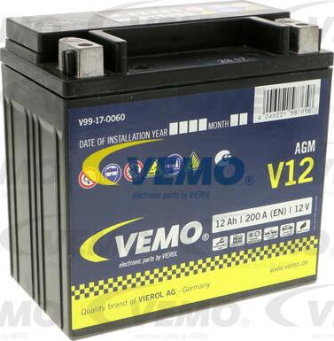 Vemo V99-17-0060 - Batteria avviamento autozon.pro