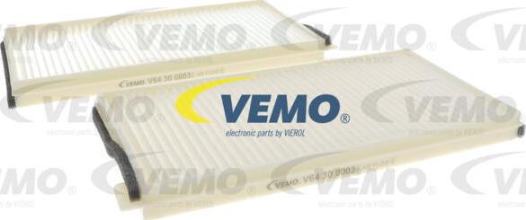 Vemo V64-30-0003 - Filtro, Aria abitacolo autozon.pro