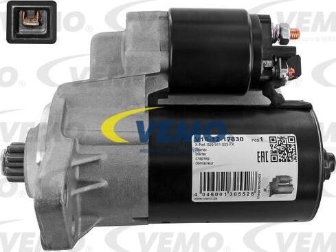 Vemo V10-12-17830 - Motorino d'avviamento autozon.pro