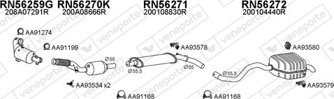 Veneporte 550854 - Impianto gas scarico autozon.pro