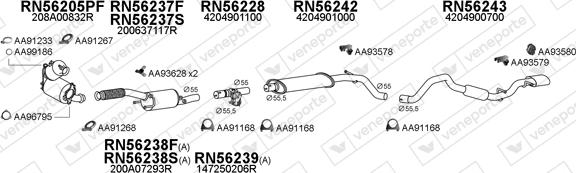 Veneporte 550834 - Impianto gas scarico autozon.pro