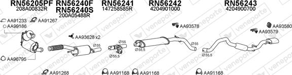 Veneporte 550835 - Impianto gas scarico autozon.pro