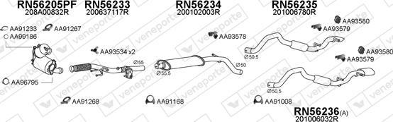 Veneporte 550833 - Impianto gas scarico autozon.pro