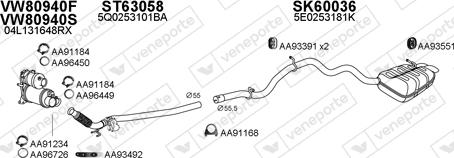 Veneporte 600184 - Impianto gas scarico autozon.pro