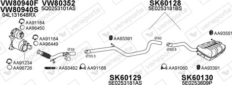 Veneporte 600187 - Impianto gas scarico autozon.pro