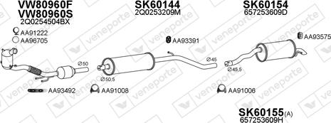 Veneporte 600216 - Impianto gas scarico autozon.pro