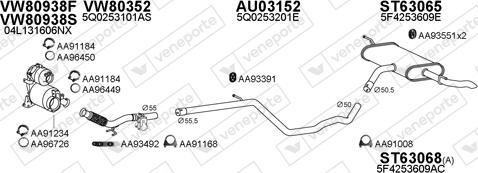 Veneporte 630350 - Impianto gas scarico autozon.pro