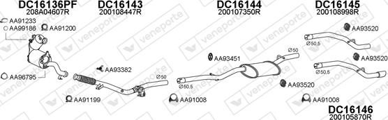 Veneporte 160090 - Impianto gas scarico autozon.pro