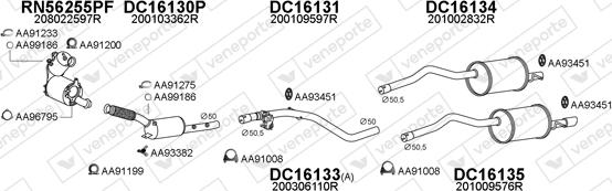 Veneporte 160086 - Impianto gas scarico autozon.pro