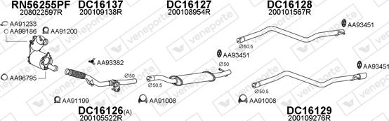 Veneporte 160087 - Impianto gas scarico autozon.pro