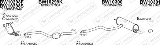 Veneporte 100154 - Impianto gas scarico autozon.pro