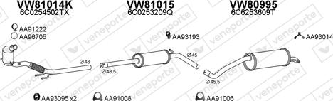 Veneporte 800993 - Impianto gas scarico autozon.pro